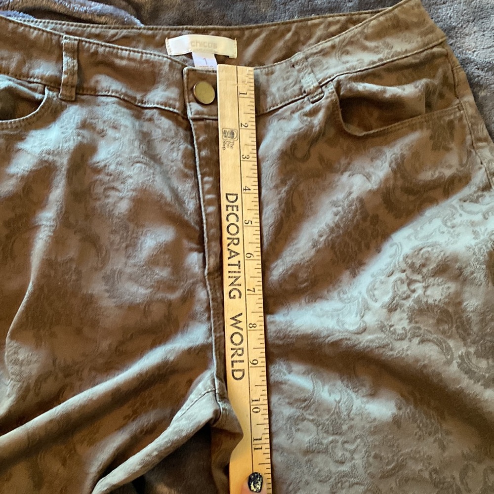 Chico's Brown Patterned Pants - image 6